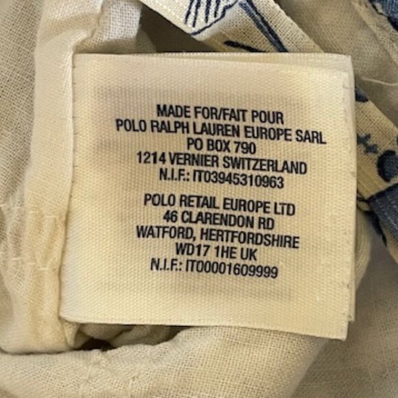 Ralph Lauren Blue Label Blue White Floral Ruffle Sundress 4T - Picture 12 of 15